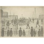Laurence Stephen Lowry RBA RA, British 1887-1976, The Football Match; offset lithograph on wove...