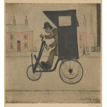 Laurence Stephen Lowry RBA RA, British 1887-1976, The contraption; offset lithograph in colours...