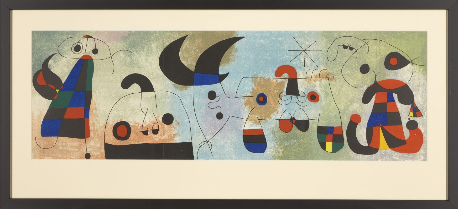 After Joan Miró, Spanish 1893-1983, Untitled, from the Derriere le miroir edition; lithograph ... - Image 2 of 2