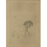 Pablo Picasso, Spanish 1881-1973,  Au Cirque, from Les Saltimbanques, 1905-6; drypoint, issued ...