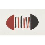 Sir Terry Frost RA, British 1915-2003, Red and black squeeze [Kemp 213], 2001; screenprint with...