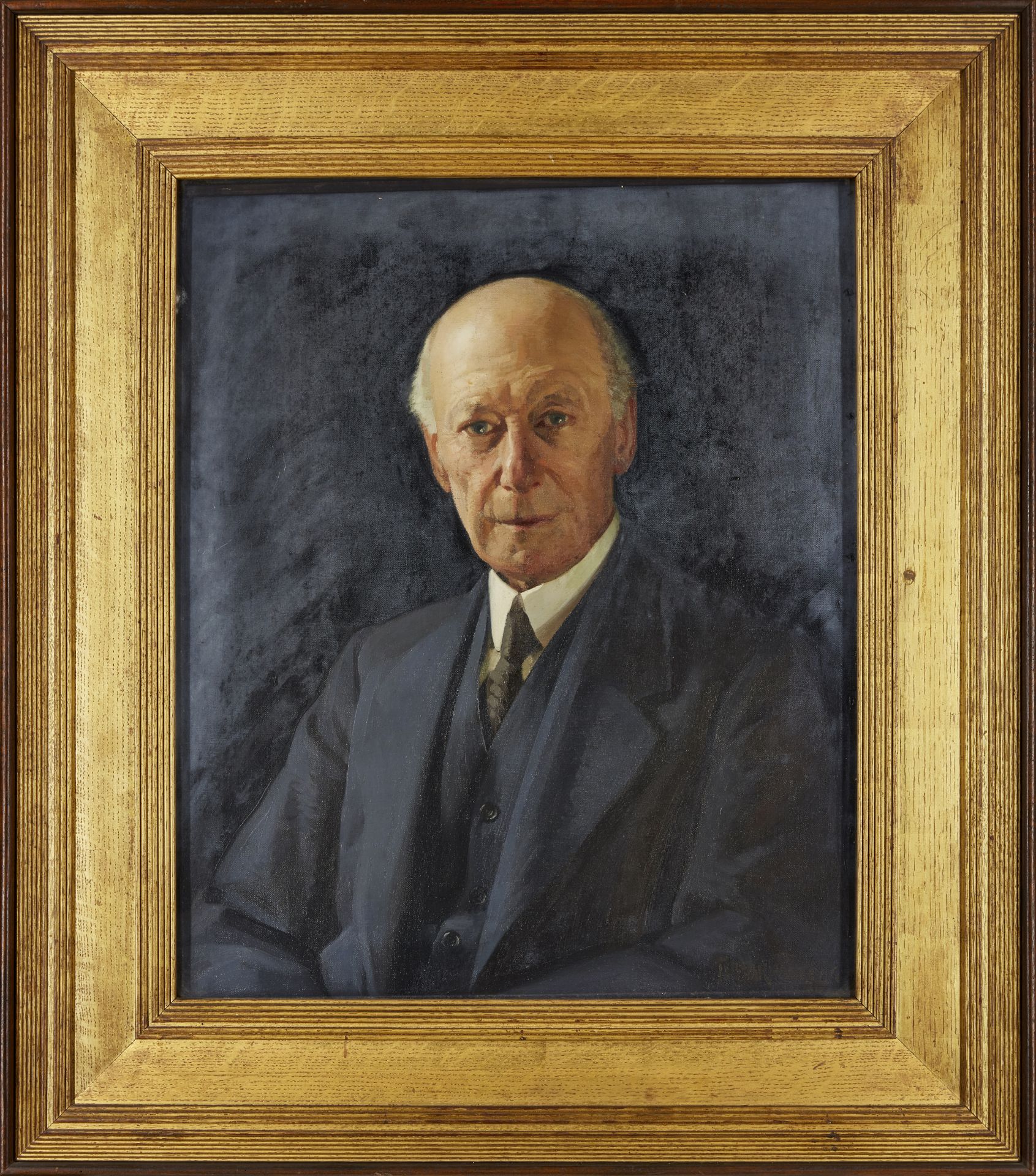 James Penniston Barraclough,  British 1891-1942 -  Portrait of Herbert Weston Sparkes, Esq., c.1... - Image 2 of 3