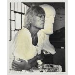 Jorge Lewinski,  Polish/British 1921-2008 -  Dame Elisabeth Frink, 1973;  gelatin silver print,...