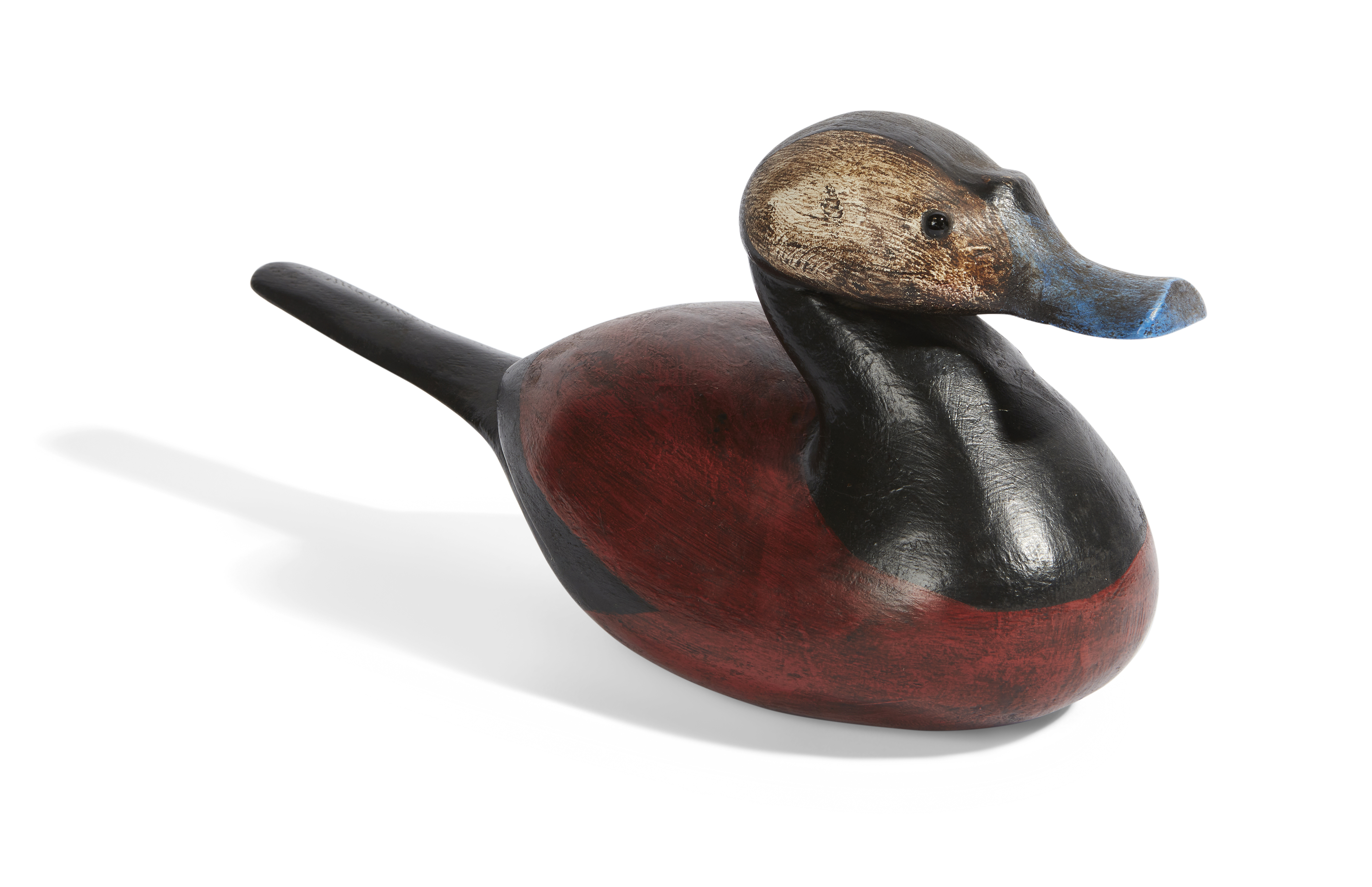 Guy Taplin,  British b.1939 -  Ruddy Duck;  painted wood, signed and titled on underside 'Guy T...