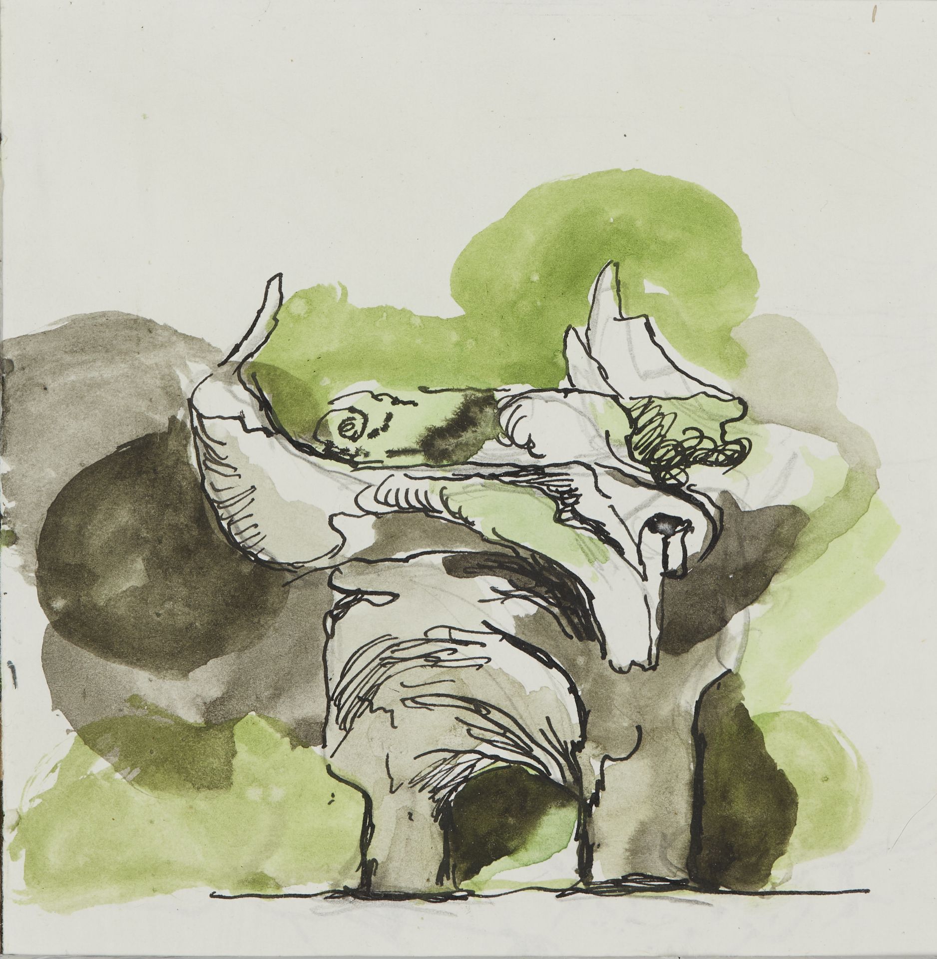 Graham Sutherland OM,  British 1903-1980 -  Cave and Tree Forms, from Graham Sutherland's sketch...