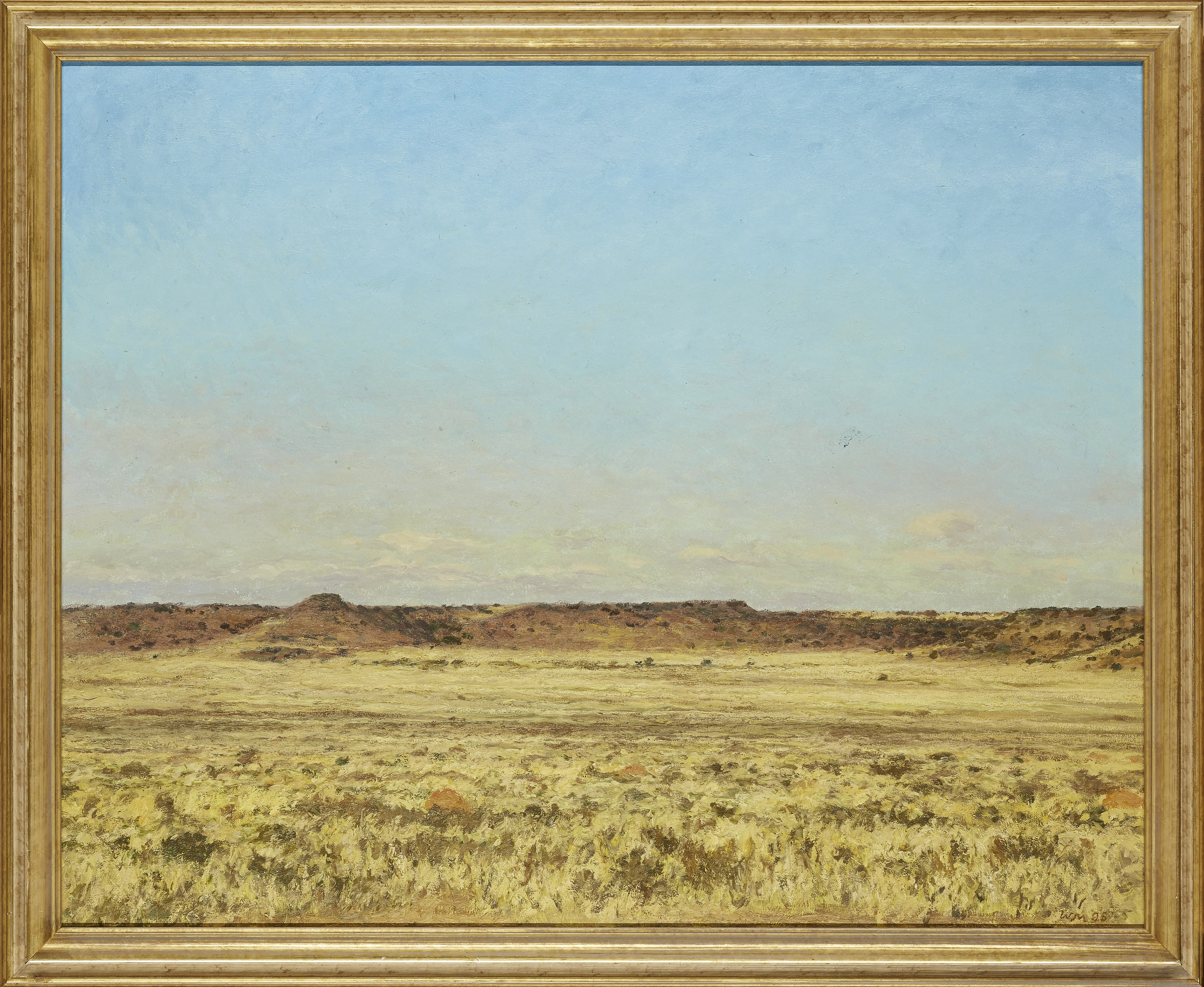 Walter Meyer,  South African 1965-2017 -  Free State Landscape V;  oil on canvas, signed with m... - Image 2 of 3