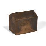Joel Shapiro,  American b.1941 -  Untitled (House), 1974;  bronze and lead, signed, dated and n...