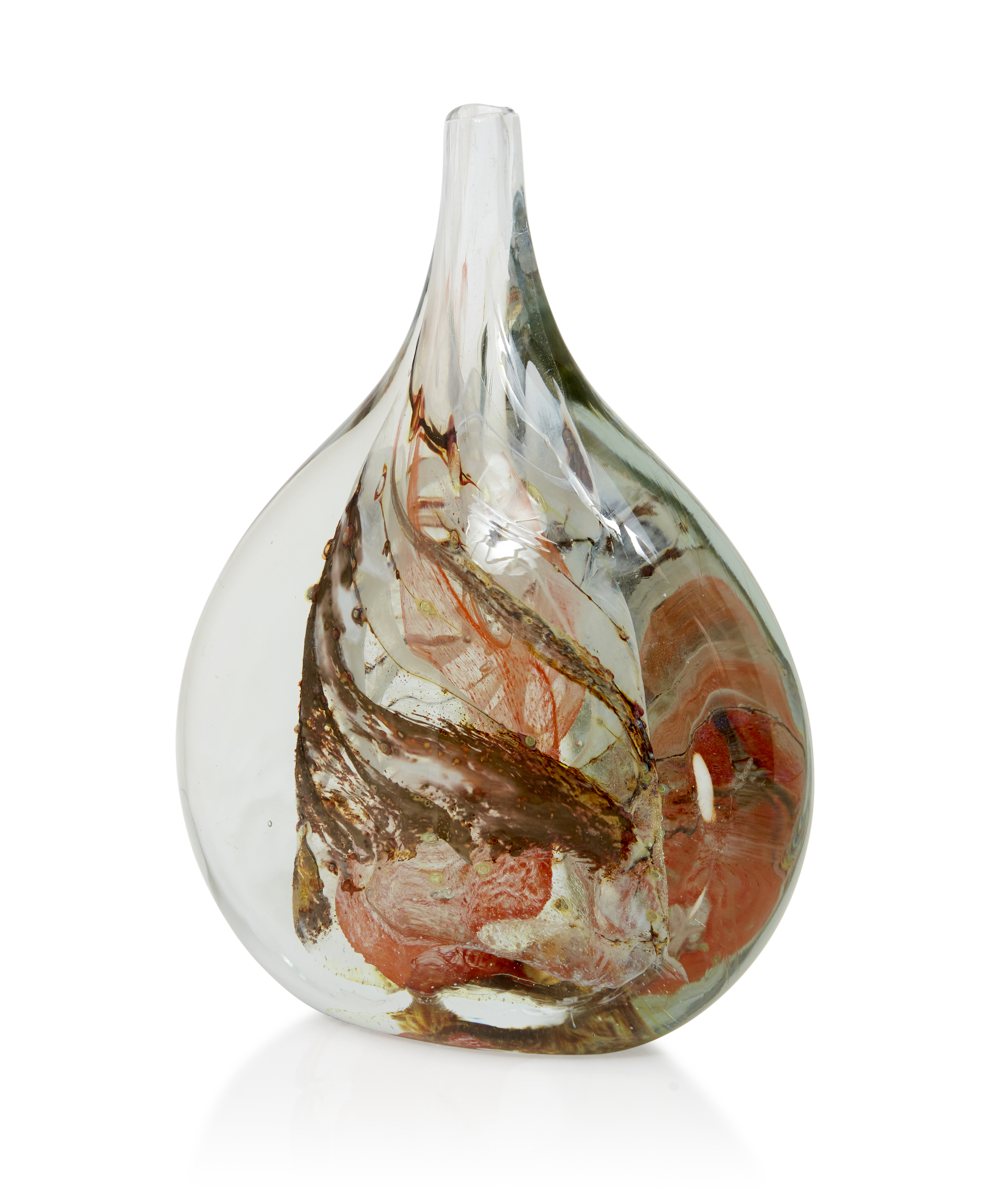 Michael Harris (1933-1994) for Isle of White Studio Glass 'Fish' vase, circa 1970 Impressed manu... - Image 2 of 2
