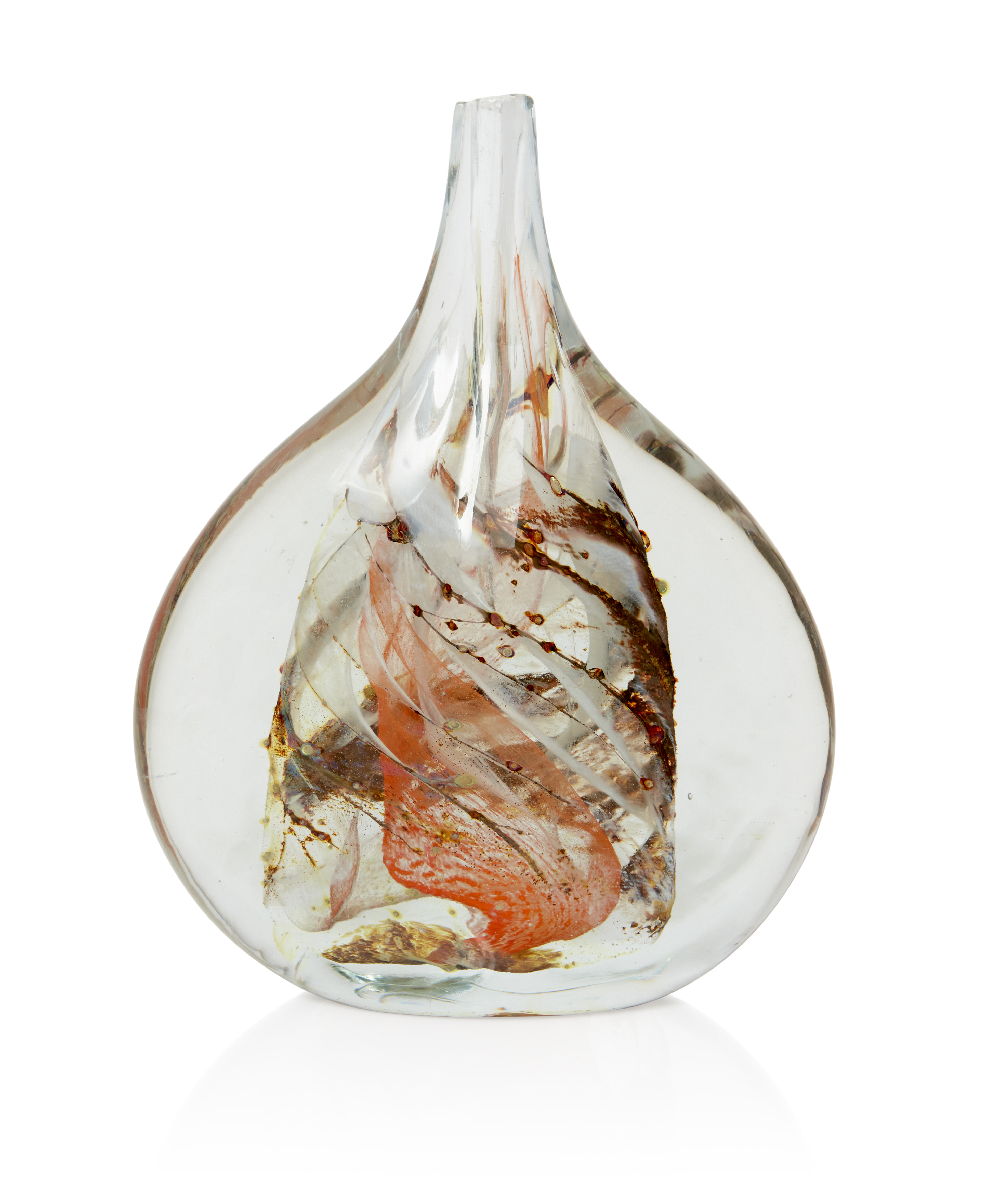 Michael Harris (1933-1994) for Isle of White Studio Glass 'Fish' vase, circa 1970 Impressed manu...