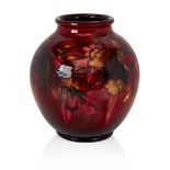 William Moorcroft (1872-1945) Flambe orchid vase, circa 1935 Glazed earthenware Impressed script...