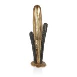Fondica Cactus sculpture, circa 1970 Brass, patinated and plated metal Marks to base 'Fondica F...