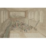 British School,  early 19th century-  Court Martial upon General Whitelocke Chelsea College Jan....