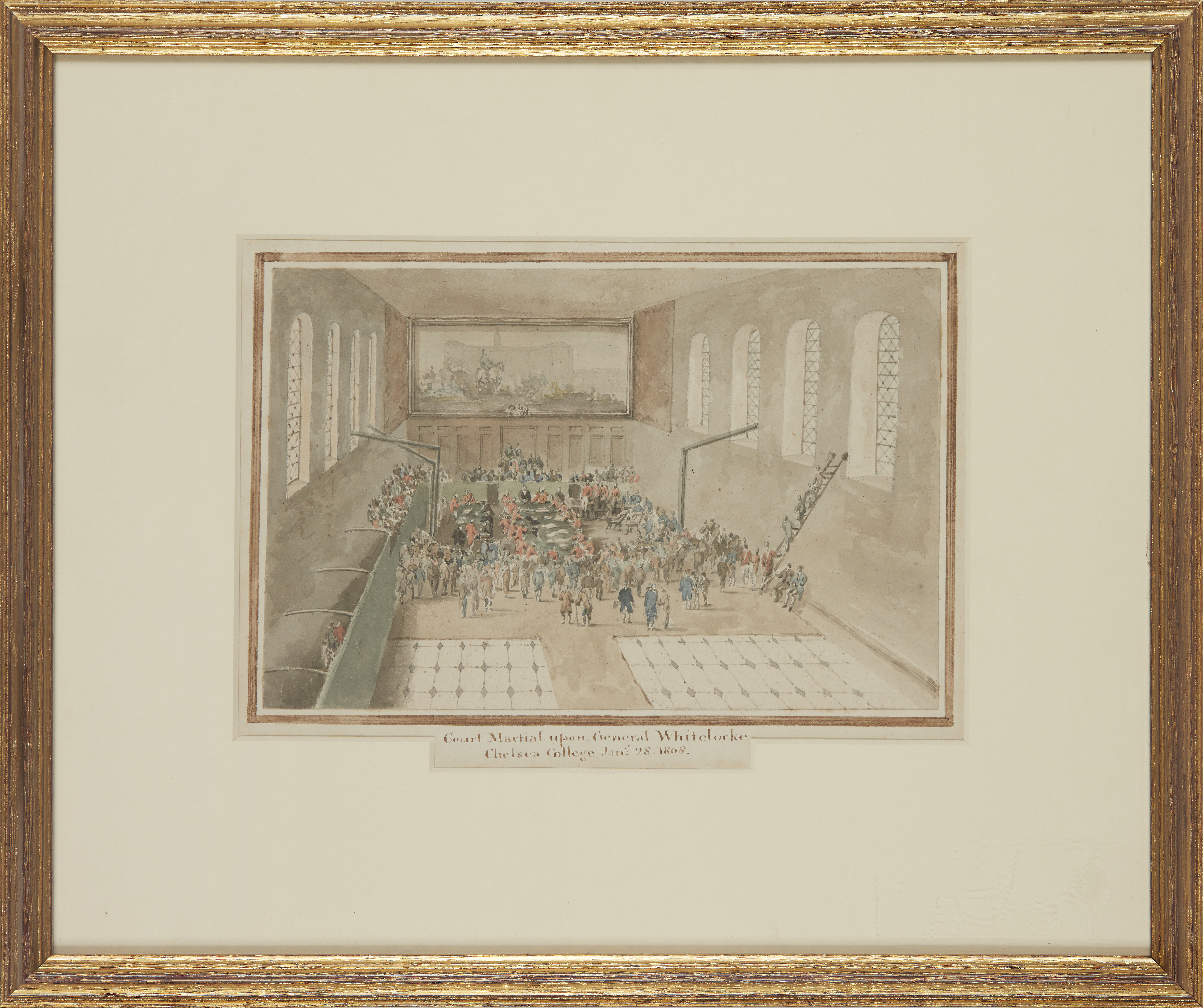 British School,  early 19th century-  Court Martial upon General Whitelocke Chelsea College Jan.... - Image 2 of 2