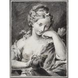 Pietro Antonio Novelli,  Italian 1729-1804-  Diana the Huntress;  pen, black ink and grey wash ...
