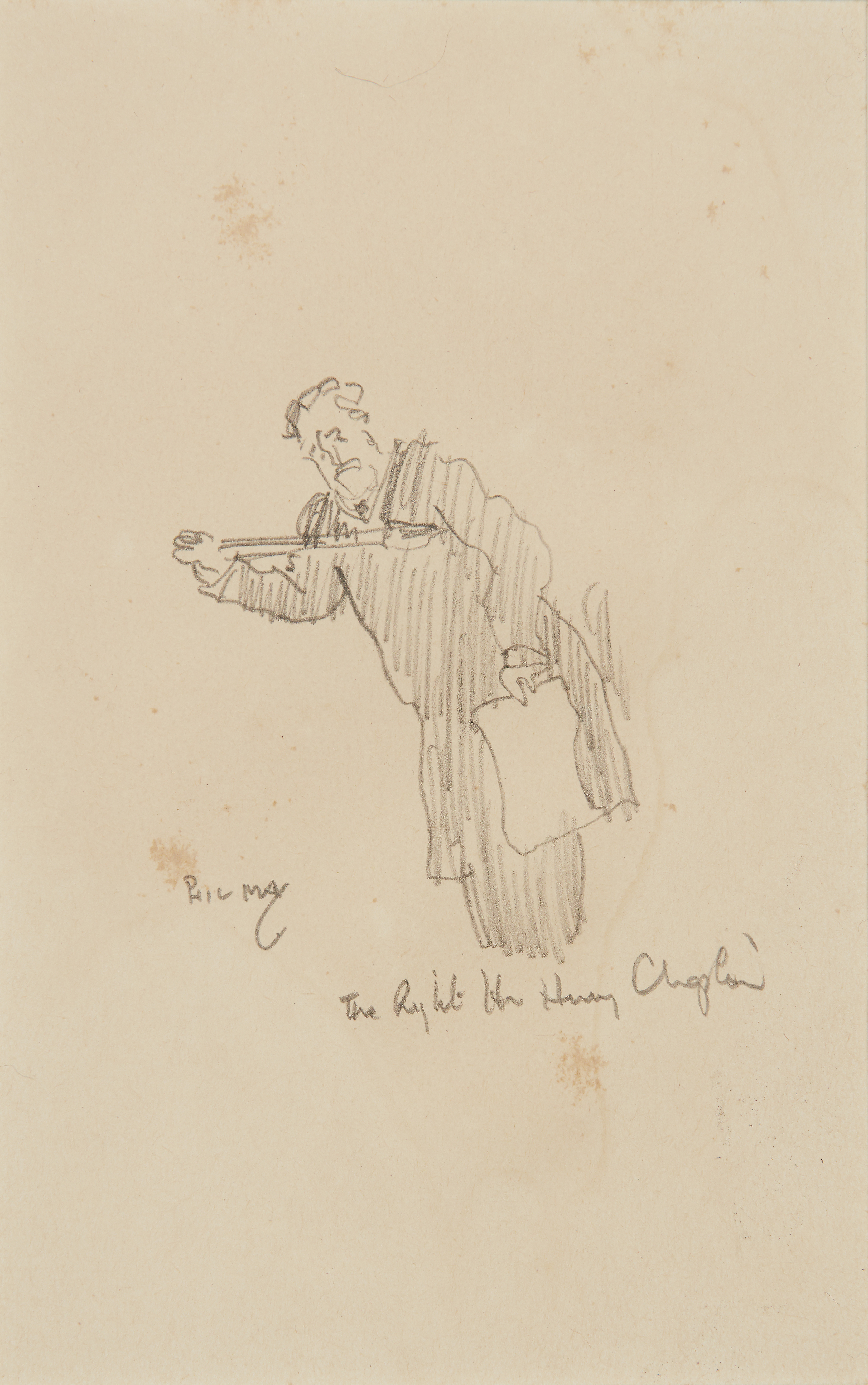 Phil May, RI RP NEAC,  British 1864-1903-  Fourteen Character Sketches;  each pencil on paper, ... - Image 7 of 28