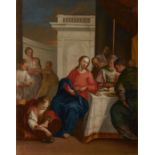 Manner of Paolo Veronese,  Italian, 19th century-  Feast at the House of Simon the Pharisee;  o...