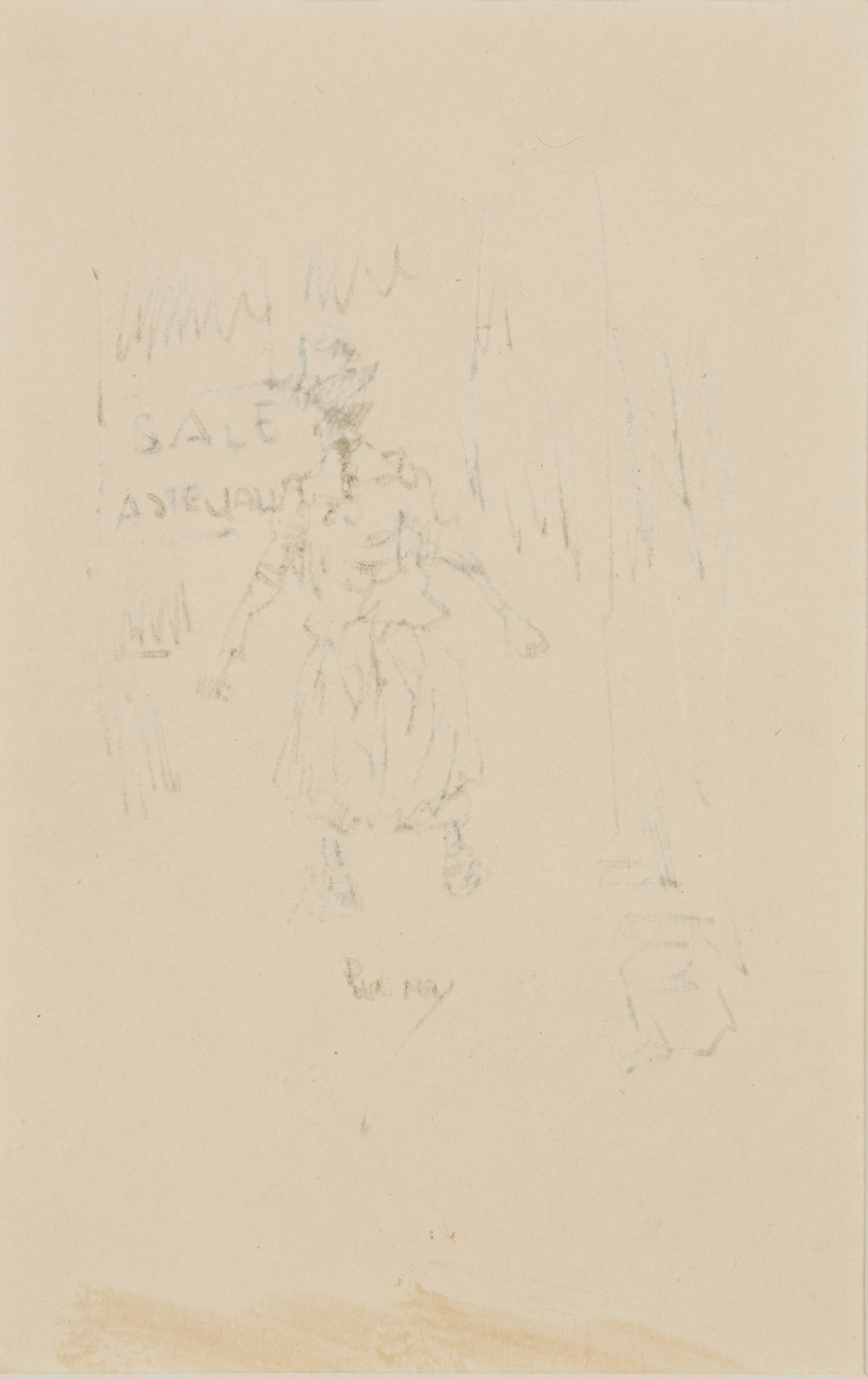 Phil May, RI RP NEAC,  British 1864-1903-  Fourteen Character Sketches;  each pencil on paper, ... - Image 9 of 28