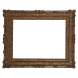 A Gilded Composition Louis XIV Style Frame,  late 19th / early 20th century-  with leaf sight, ...