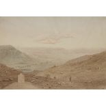 Attributed to Sir William Howard Russell,  Irish 1820-1907-  Crimean War: On the field of Inkerm...