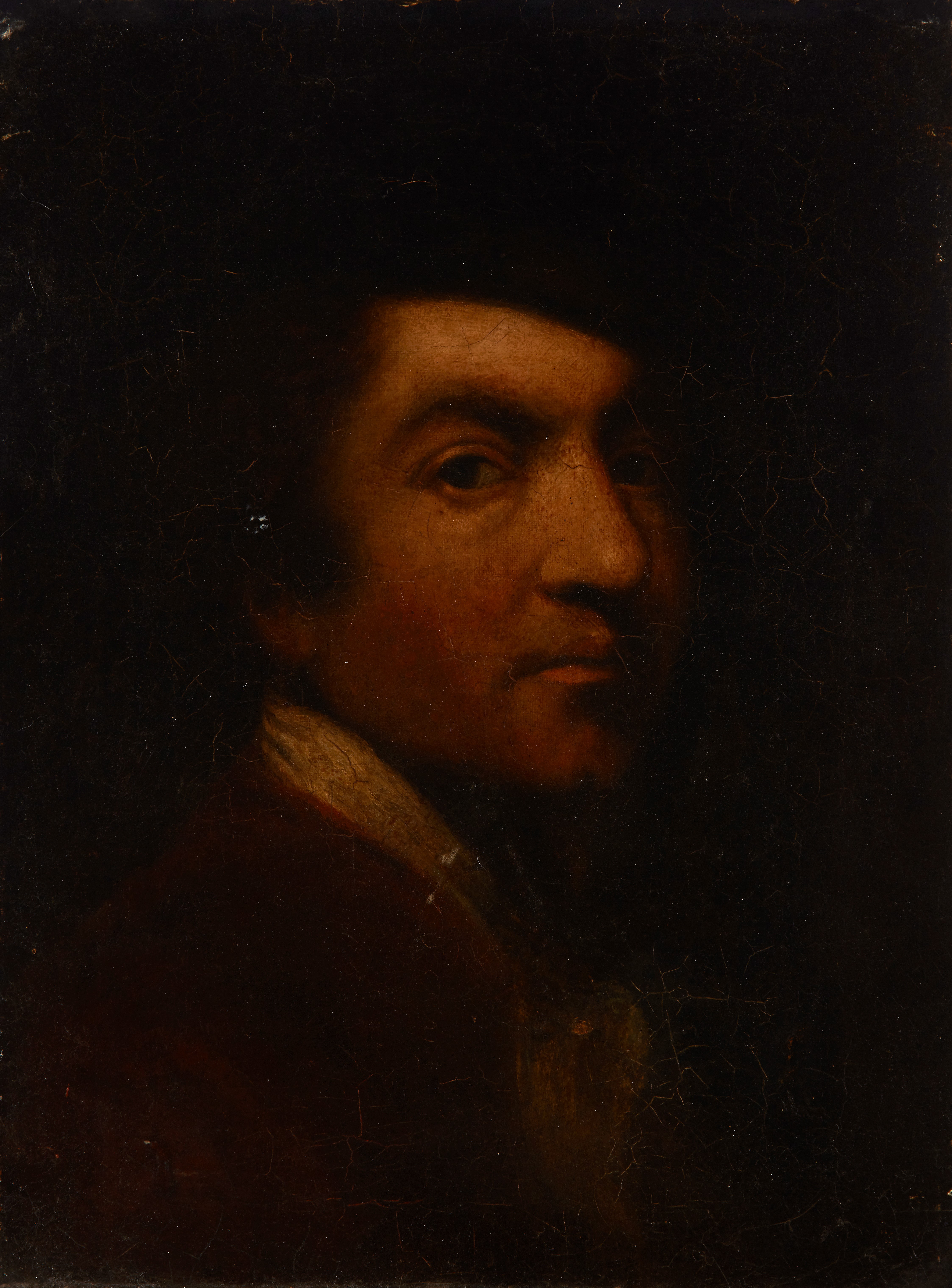 After Sir Joshua Reynolds, PRA,  British 1723-1792-  Self-Portrait;  oil on canvas, 41 x 30.3 c...