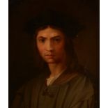 After Andrea del Sarto,  Italian 1486-1530-  Portrait of Baccio Bandinelli;  oil on canvas, 54....