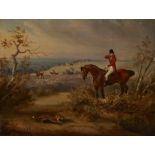 Henry Thomas Alken,  British 1785-1851-  A Pair of hunting scenes: Breaking Cover; and The Chase...