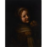 After Antonio Allegri, called il Correggio,  Italian 1489-1534-  Saint Pudentia preserving the b...