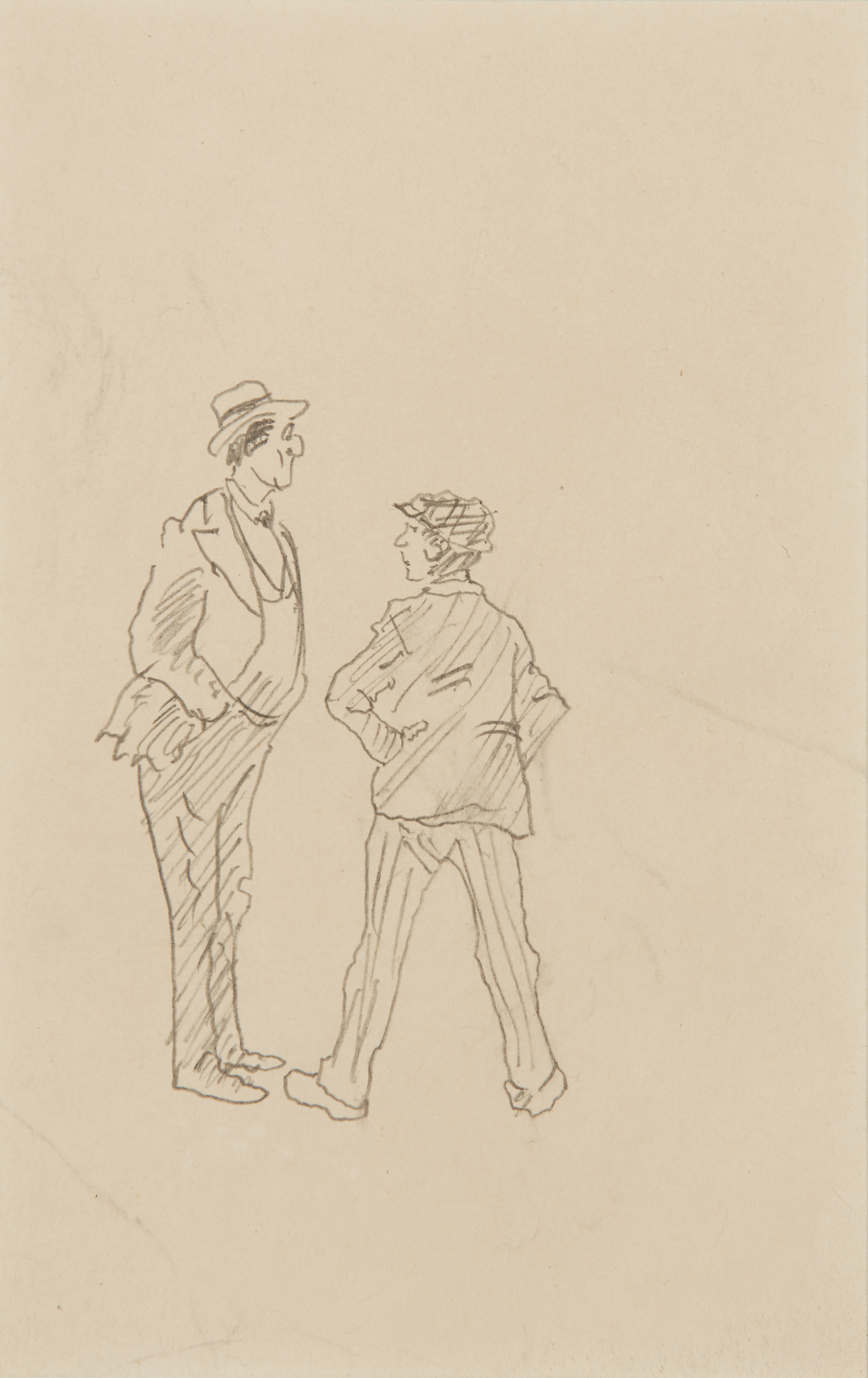 Phil May, RI RP NEAC,  British 1864-1903-  Fourteen Character Sketches;  each pencil on paper, ...