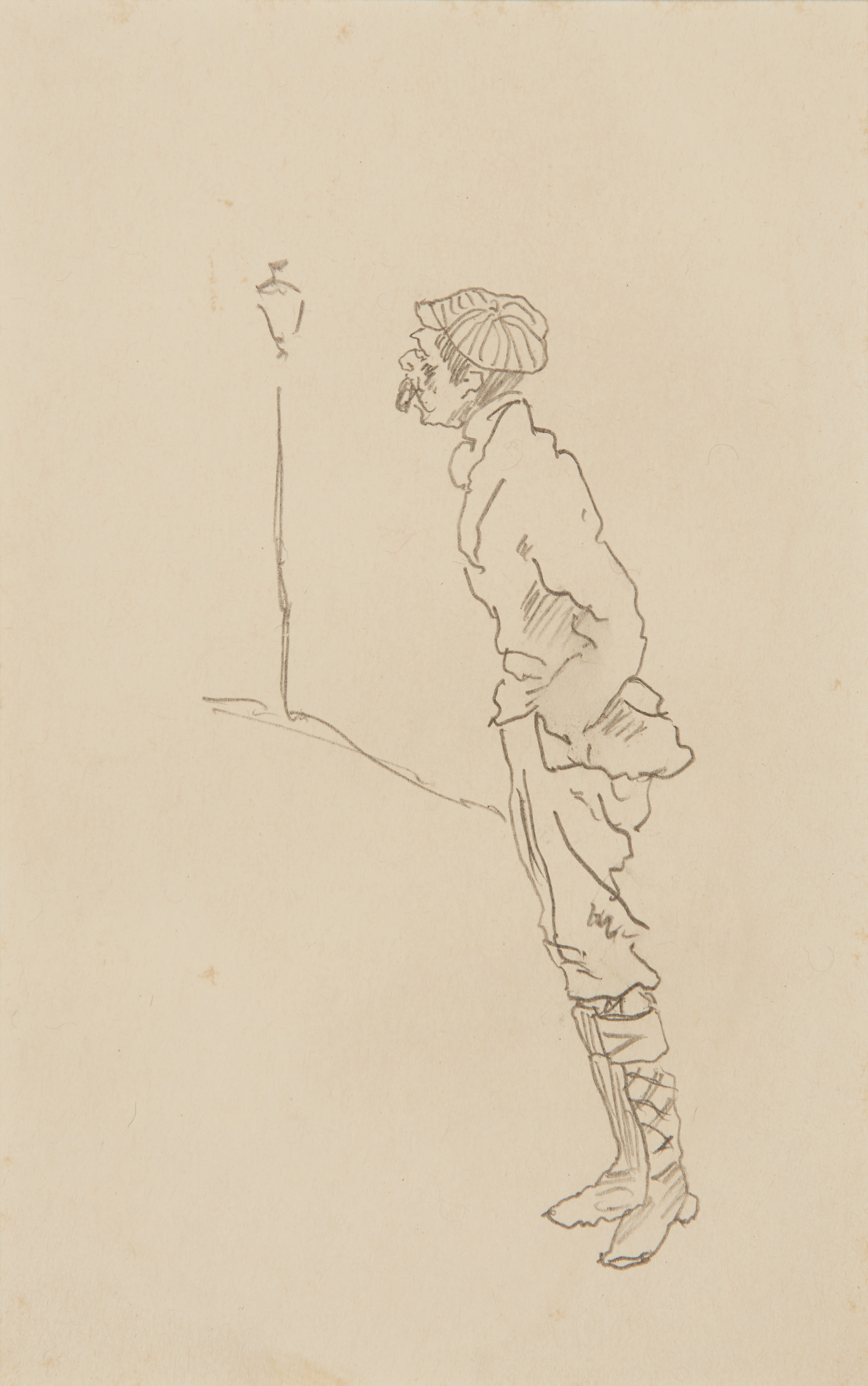 Phil May, RI RP NEAC,  British 1864-1903-  Fourteen Character Sketches;  each pencil on paper, ... - Image 21 of 28