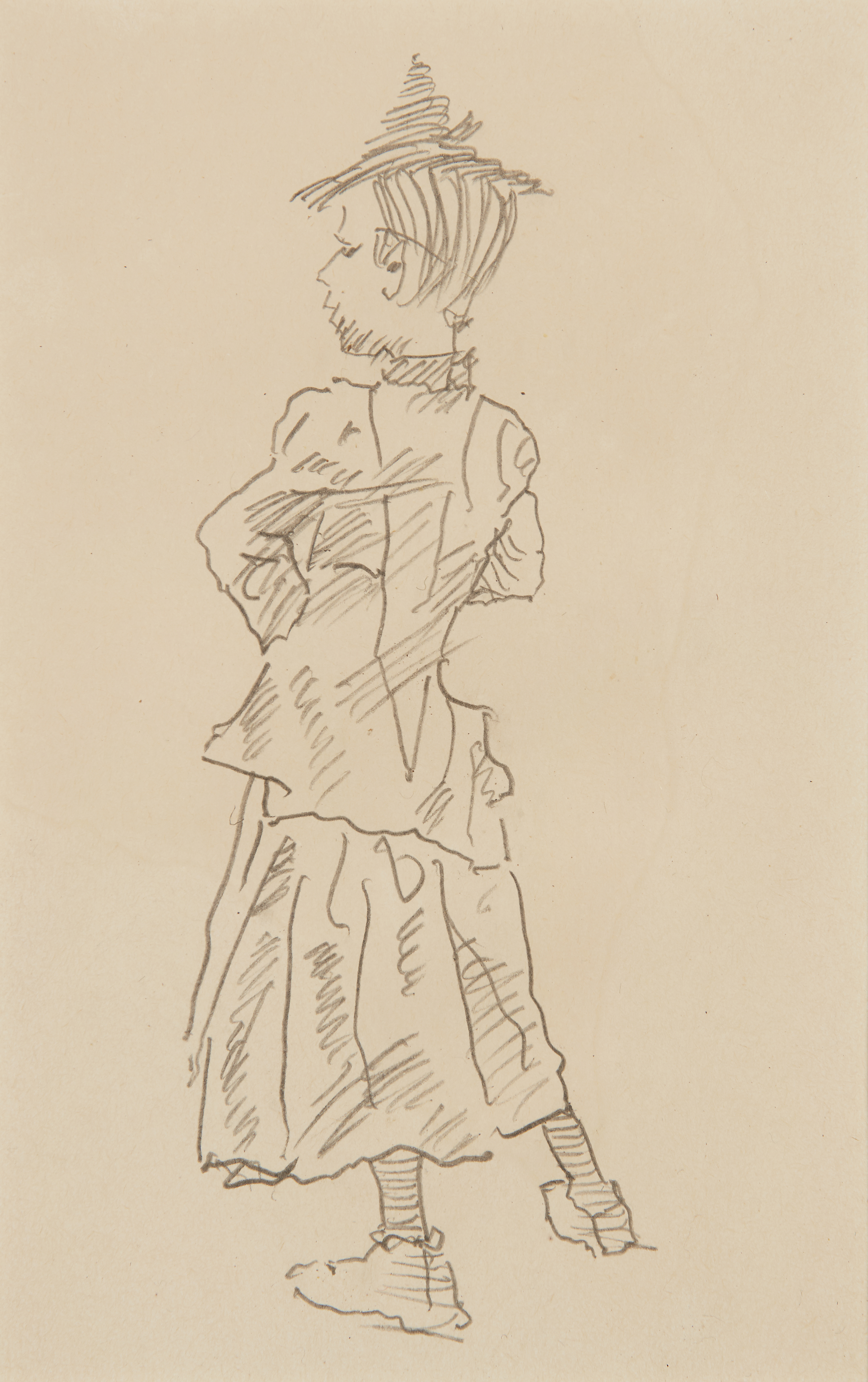 Phil May, RI RP NEAC,  British 1864-1903-  Fourteen Character Sketches;  each pencil on paper, ... - Image 15 of 28