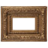 A Gilded Composition Louis XIII Style Frame,  late 19th / early 20th century-  with cavetto sig...