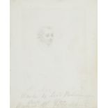 John Smart,  British 1741-1811-  Two Sketches from the artist's sketchbook: a Portrait of Captai...