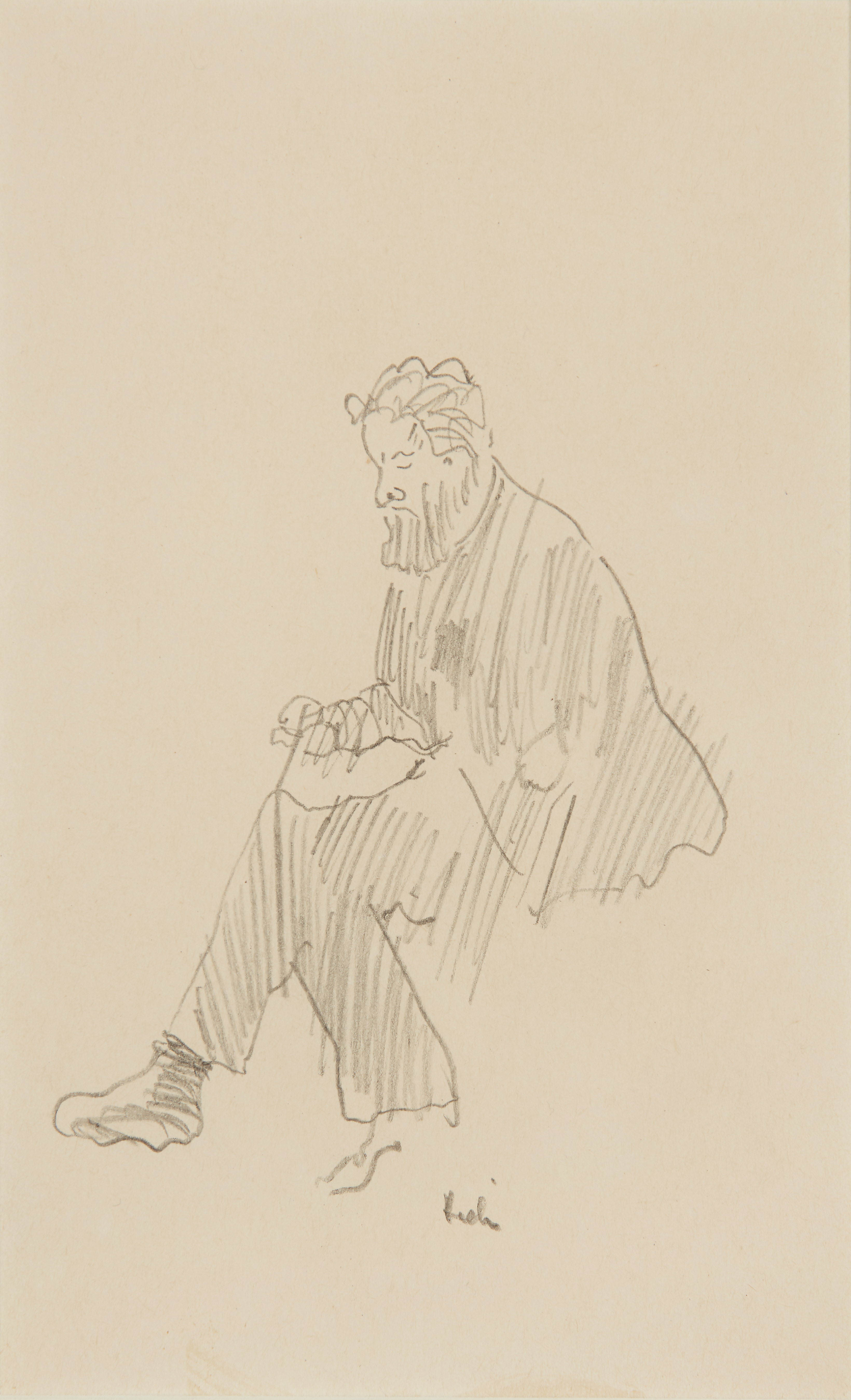 Phil May, RI RP NEAC,  British 1864-1903-  Fourteen Character Sketches;  each pencil on paper, ... - Image 25 of 28