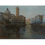 Robert Gwelo Goodman,  British / South African 1871-1939-  On the Grand Canal, Venice;  pencil ...