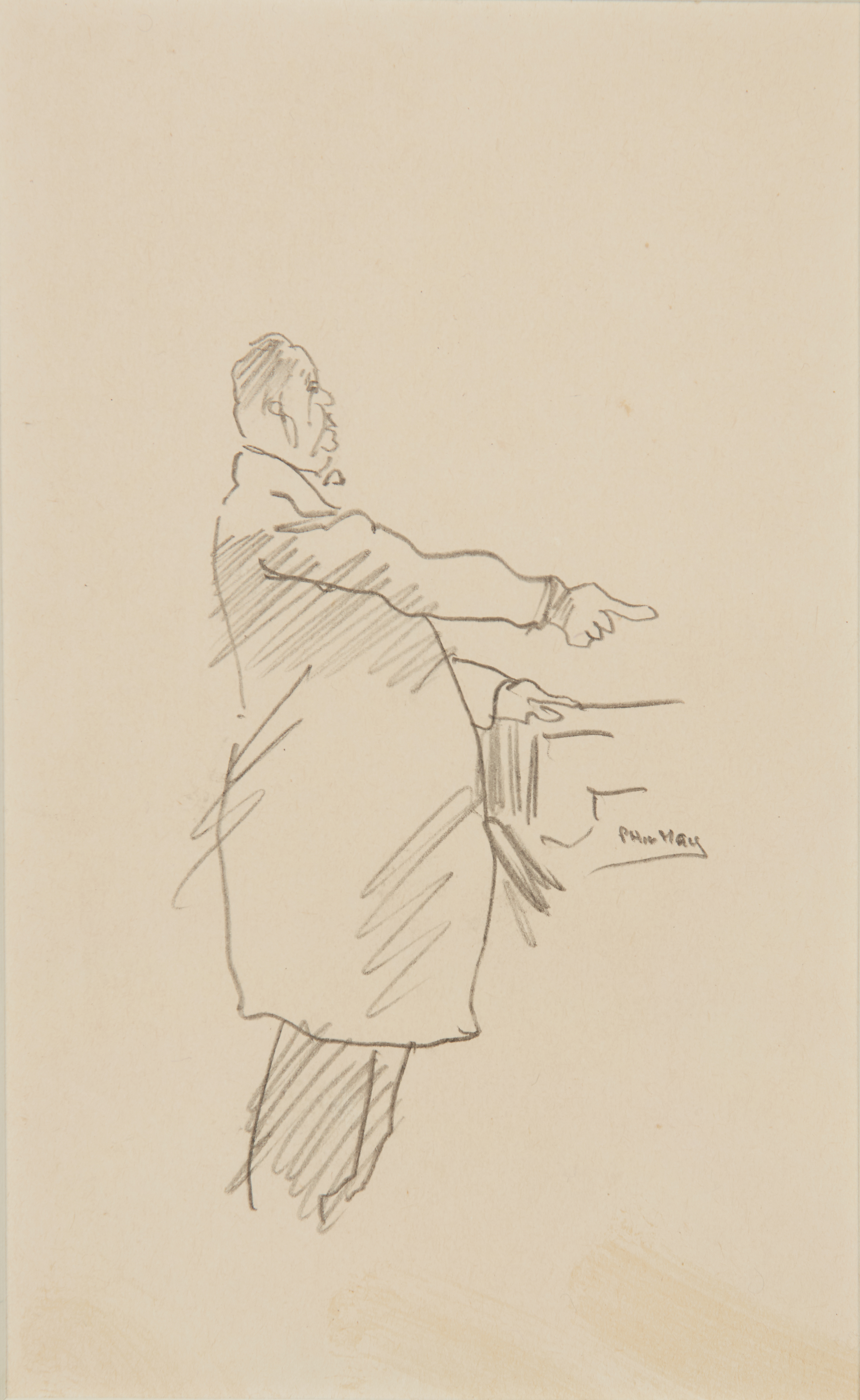 Phil May, RI RP NEAC,  British 1864-1903-  Fourteen Character Sketches;  each pencil on paper, ... - Image 5 of 28