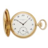 Patek Philippe & Cie. A gold full hunter manual wind pocket watch, Circa 1925