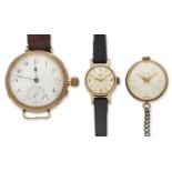 Three mid-century watches