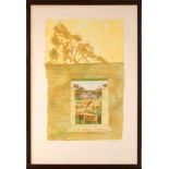 Leonard Rosoman RA,  British 1913-2012-  Looking through a window;  lithograph printed in colo...