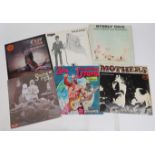A collection of 1970-1980s vinyl records, to include Frank Zappa, Gong, Juicy Lucy, Steely Dan, T...