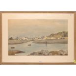 Roland Vivian Pitchforth RA ARWS,  British 1895-1982-  Slate Island, Oban;  watercolour on pap...