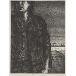 John Duffin, British b.1965- Badlands, 1989; etching on wove, signed, dated and numbered 5/50, ...