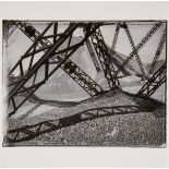 Jean Gaumy, French b. 1948, Industrial port area, Le Havre, Normandy, France, 1994; C-type on pho...