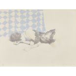 Adrian George, British 1944-2021 -  Afternoon, 1982; lithograph in colours on wove, signed, dat...