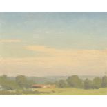 Philip Douglas MacLagan,  British 1901-1972-  Landscape;  oil on board, bears label of authenti...