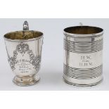 A Victorian silver cup, Sheffield, 1867, Martin, Hall & Co (Richard Martin & Ebenezer Hall), make...