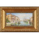 Roberto Ciprini,  Italian school, 20th century-  Venetian scenes;  oils on board, each signed ...