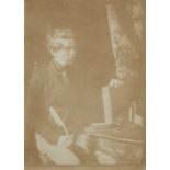 Hill & Adamson,  est. 1843-  Portrait of George Drysdale 19th century print taken from a negat...