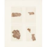 A group of papyrus fragments in Coptic demotic script, Near East, 1st-4th century AD, largest 5.5...