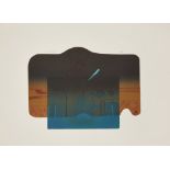 Rafa Al-Nasiri (Iraqi, 1940-2013) Untitled signed "Nasiri" and dated "89" lower right monoprin...