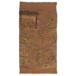 A Chinese kesi silk 'boys' panel Ming dynasty, 17th century The rectangular polychrome panel de...